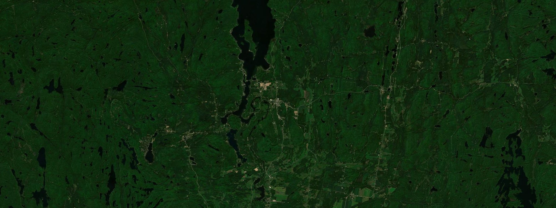 Vue satellite de Chénéville