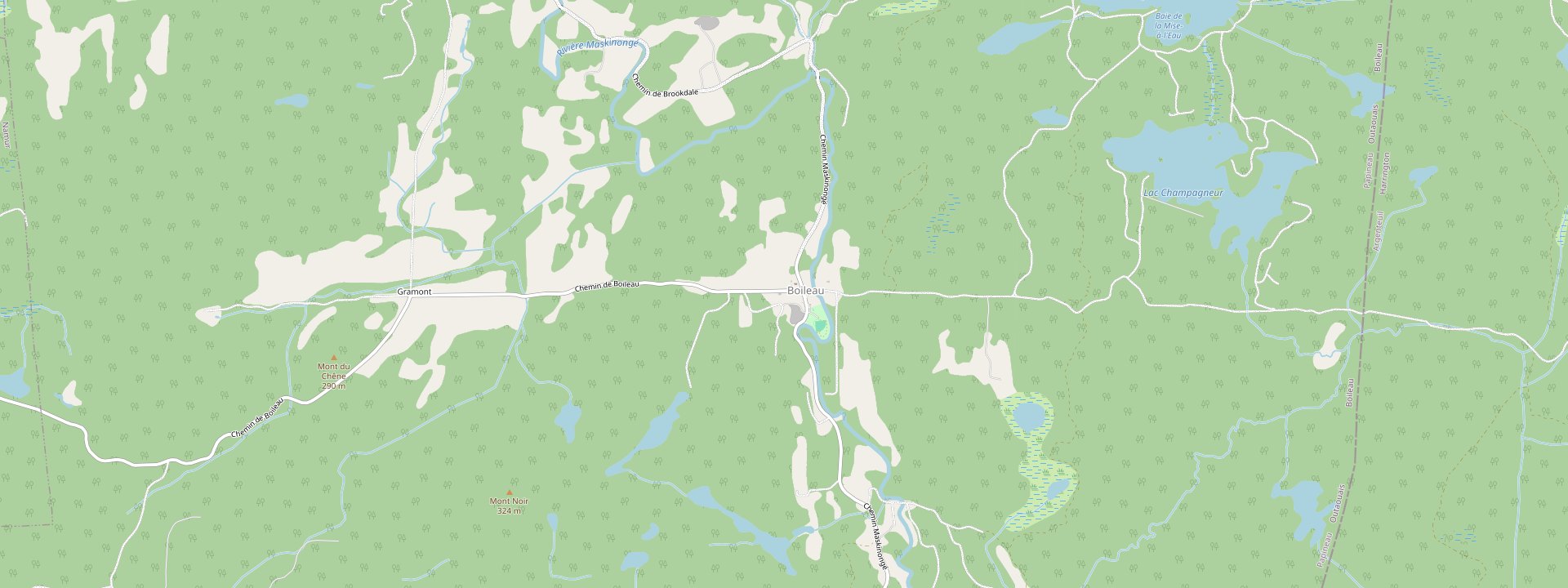 Plan des rues de Boileau