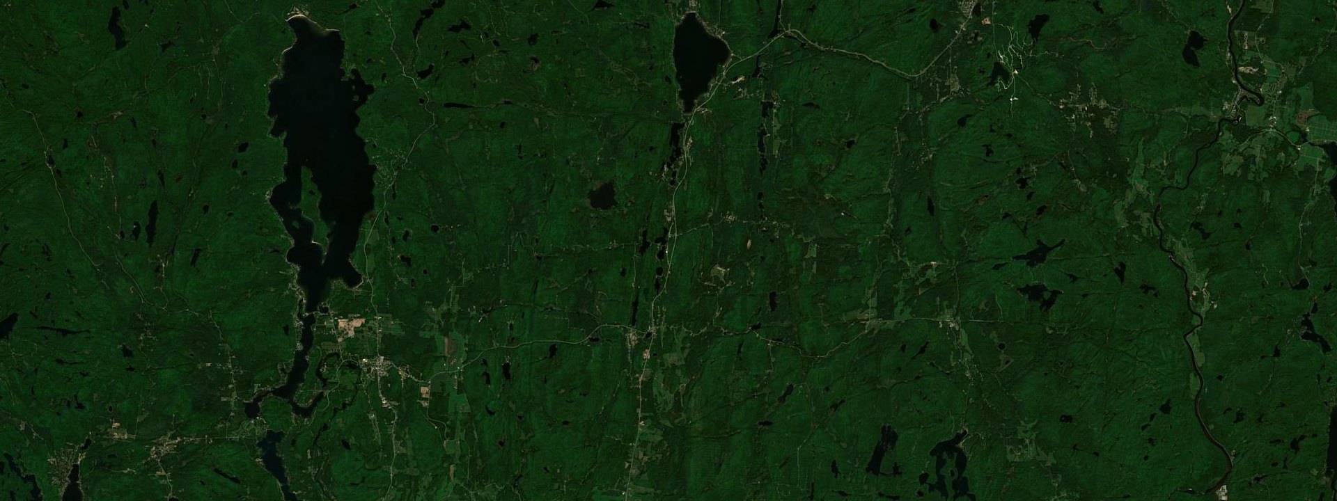 Vue satellite de Saint-Émile-de-Suffolk