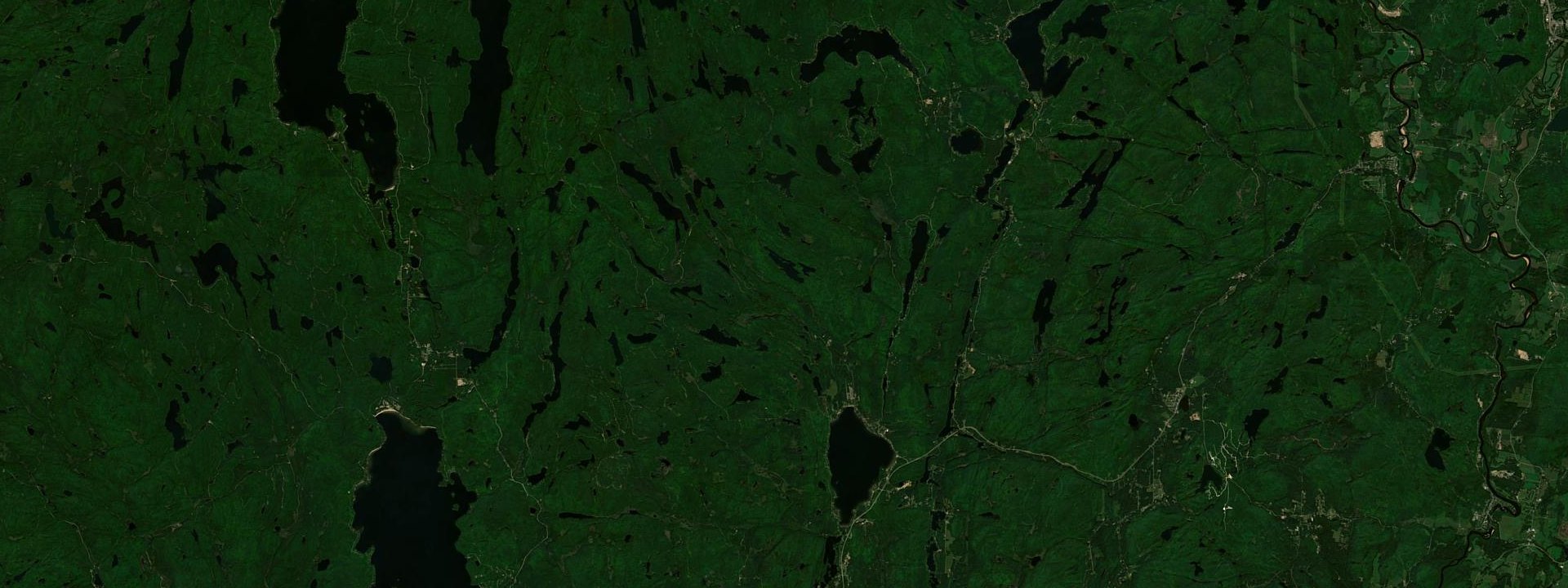 Vue satellite de Lac-des-Plages
