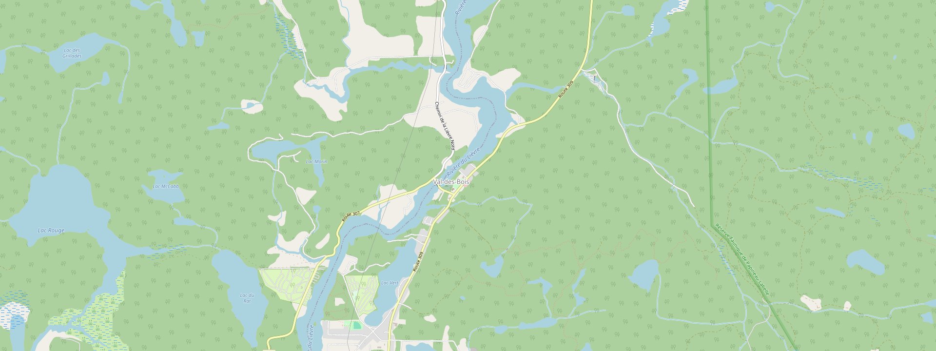 Plan des rues de Val-des-Bois