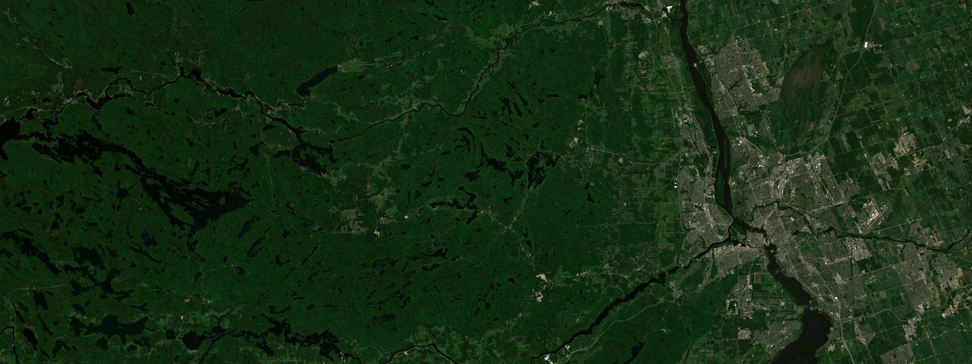 Vue satellite de Val-des-Monts