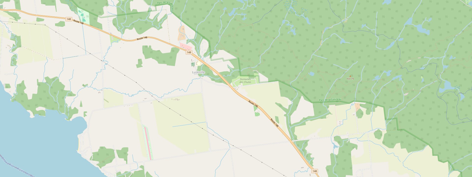 Plan des rues de Pontiac