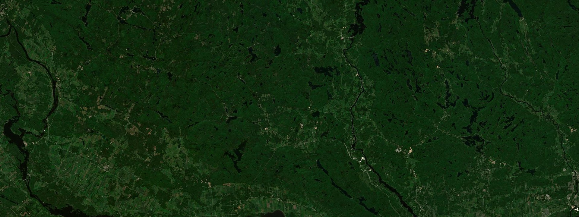 Vue satellite de La Pêche