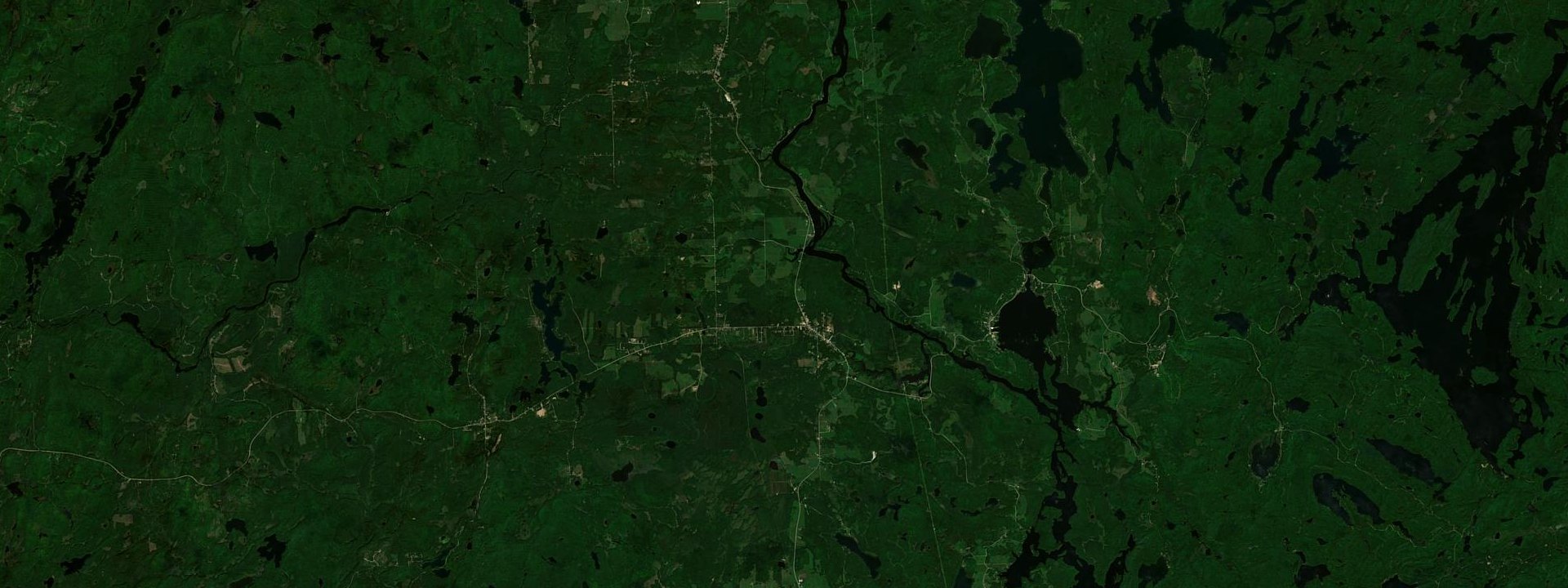 Vue satellite de Kazabazua