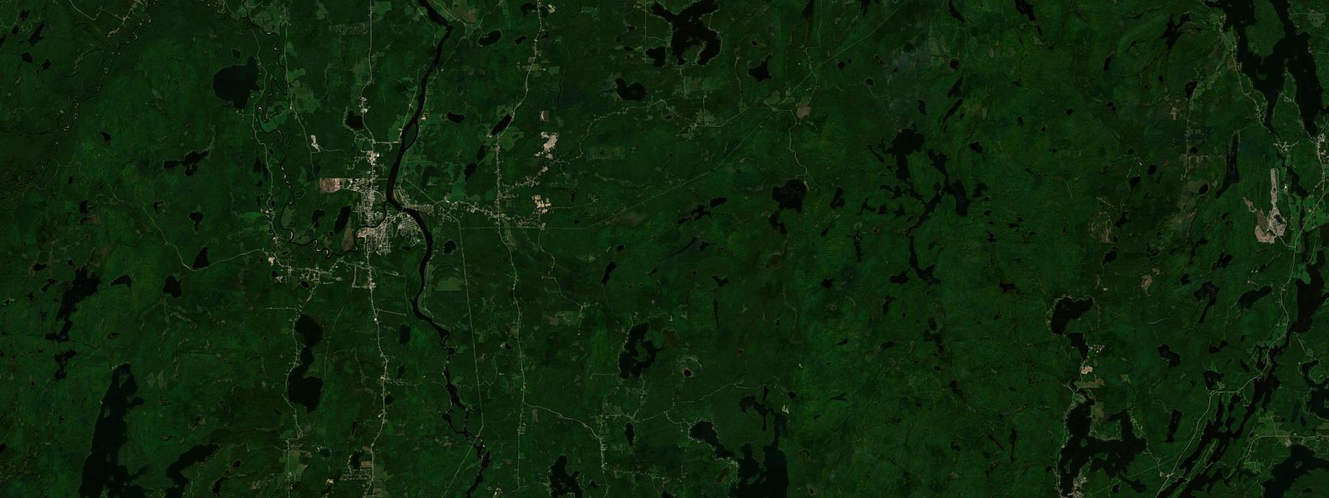 Vue satellite de Déléage