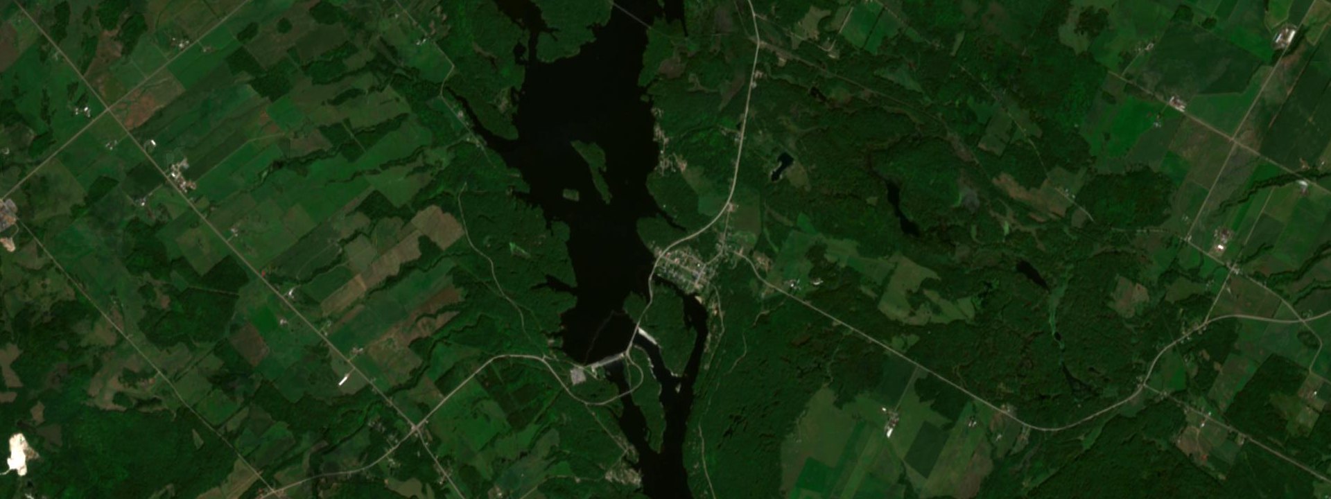 Vue satellite de Portage-du-Fort