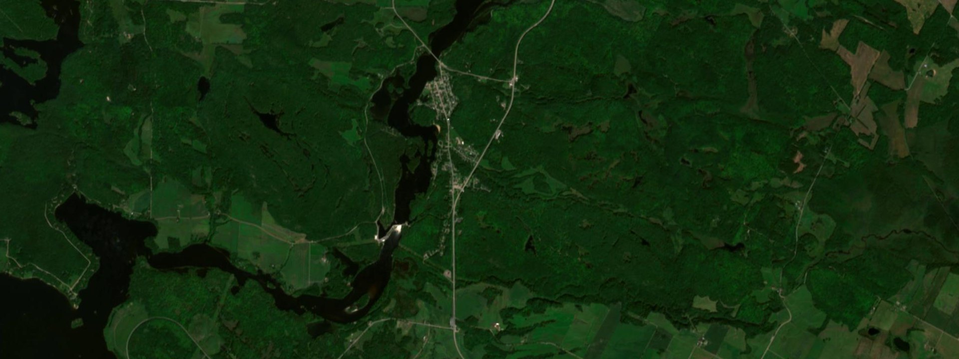 Vue satellite de Bryson