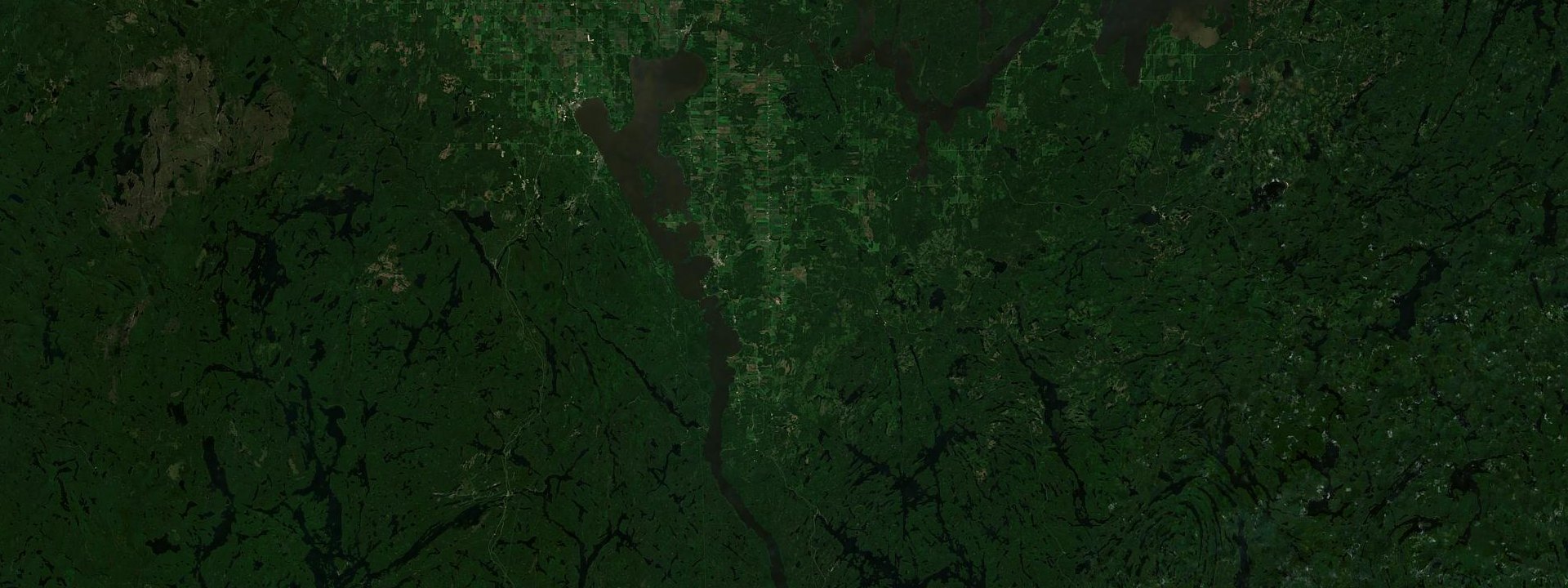 Vue satellite de Béarn