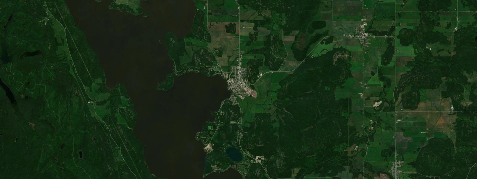 Vue satellite de Ville-Marie