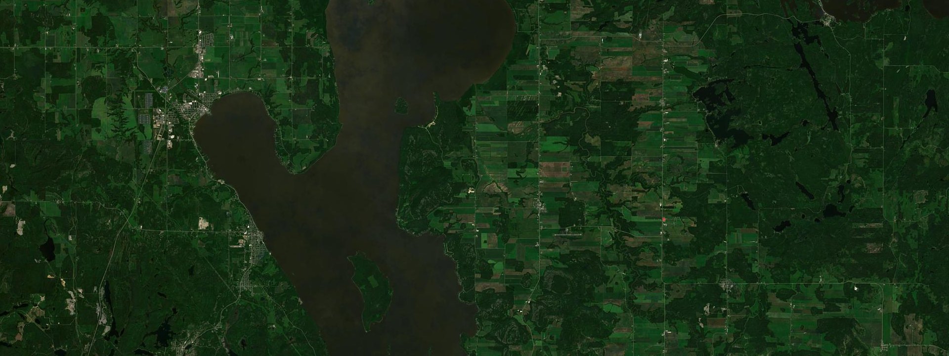 Vue satellite de Saint-Bruno-de-Guigues
