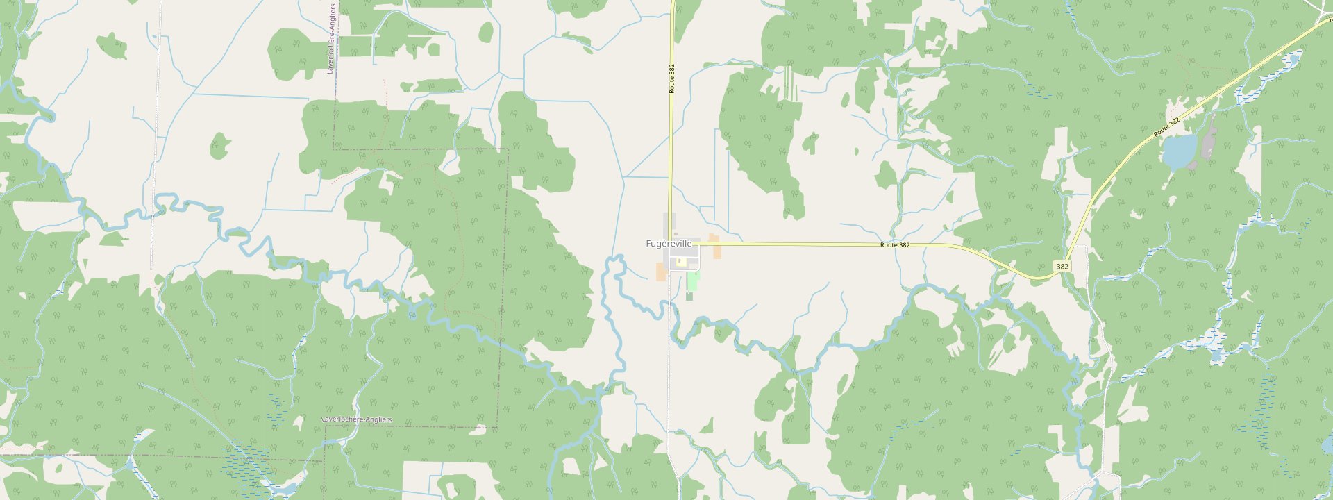 Plan des rues de Fugèreville