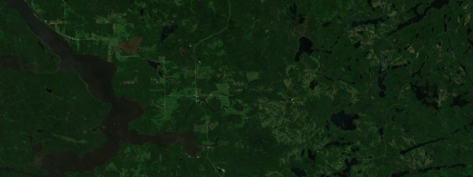 Vue satellite de Latulipe-et-Gaboury
