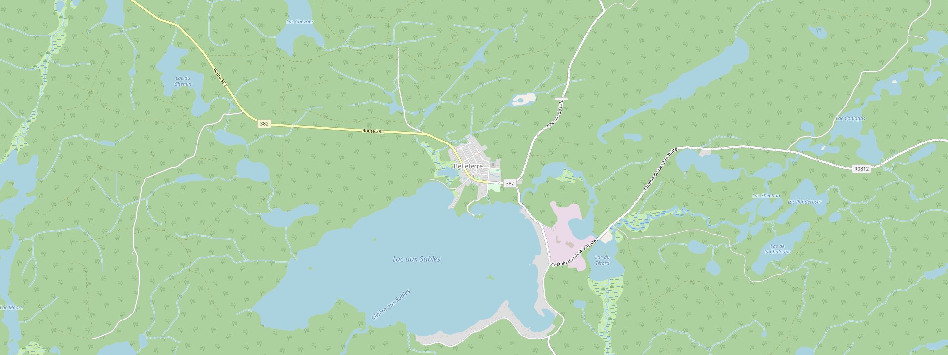 Plan des rues de Belleterre