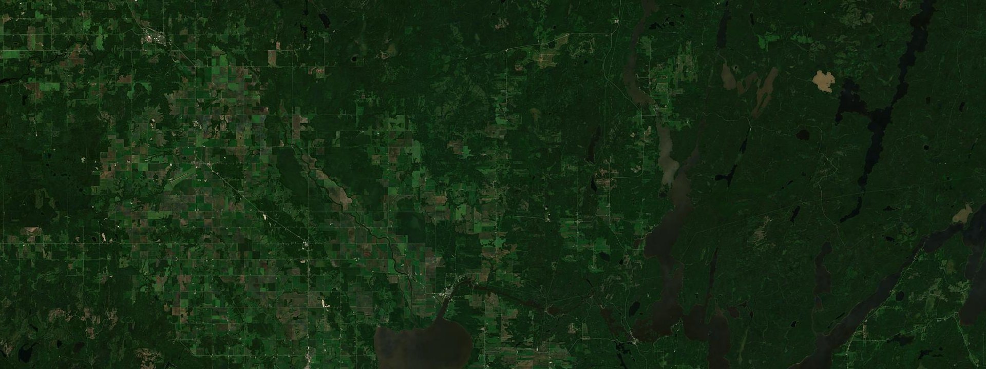 Vue satellite de Nédélec