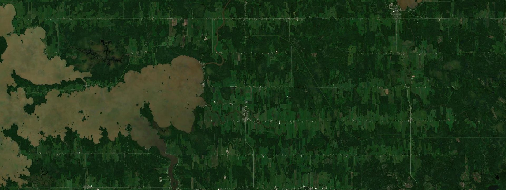 Vue satellite de Palmarolle