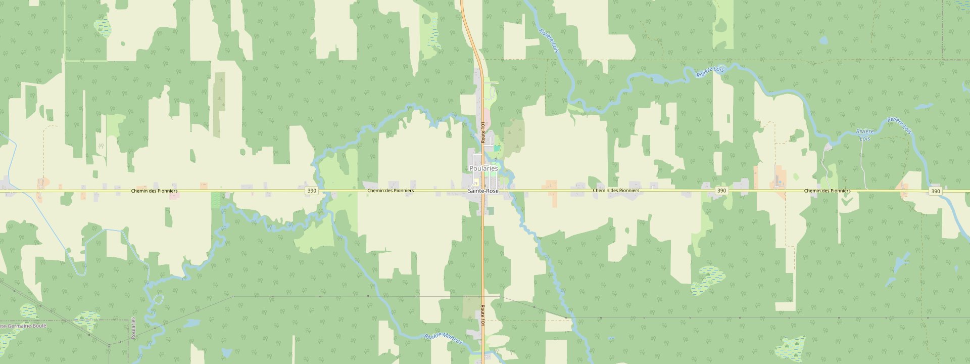Plan des rues de Poularies