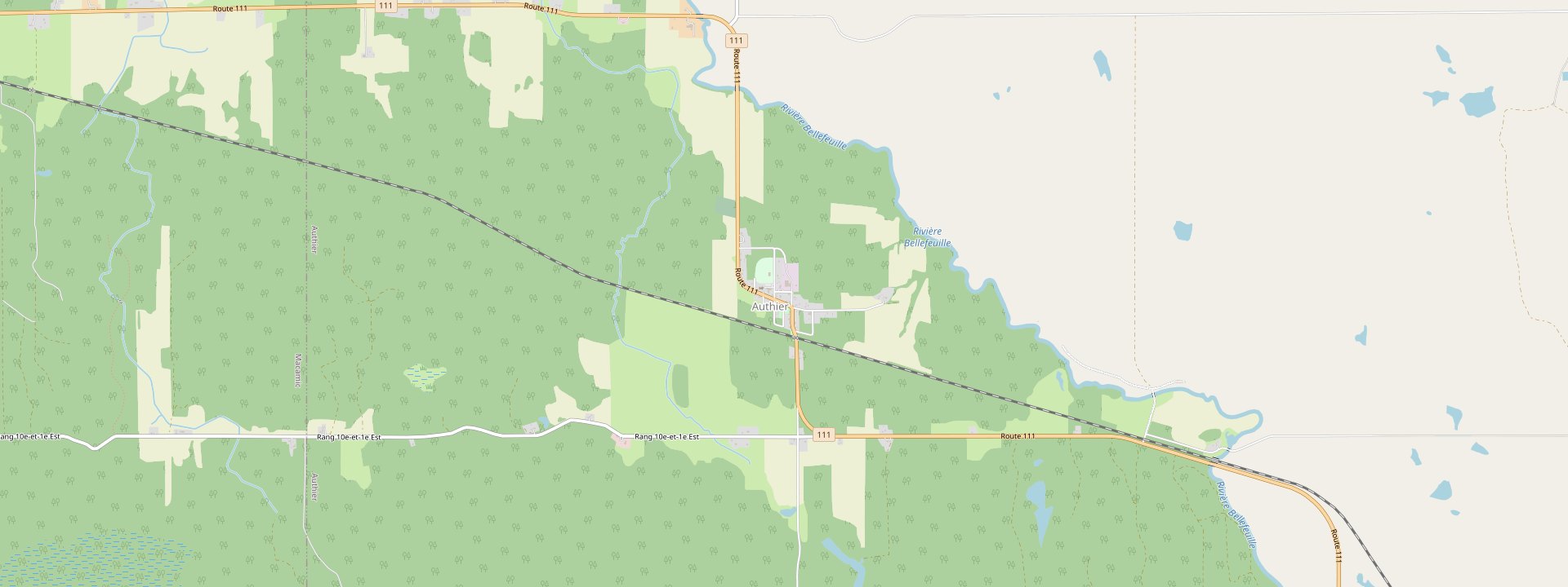 Plan des rues de Authier