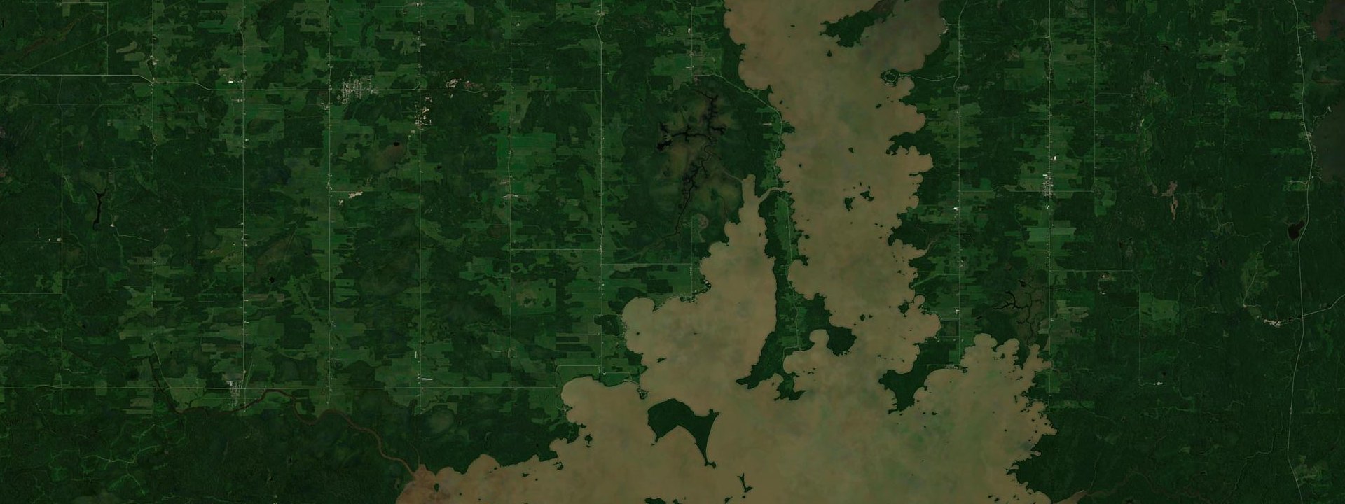 Vue satellite de Clerval