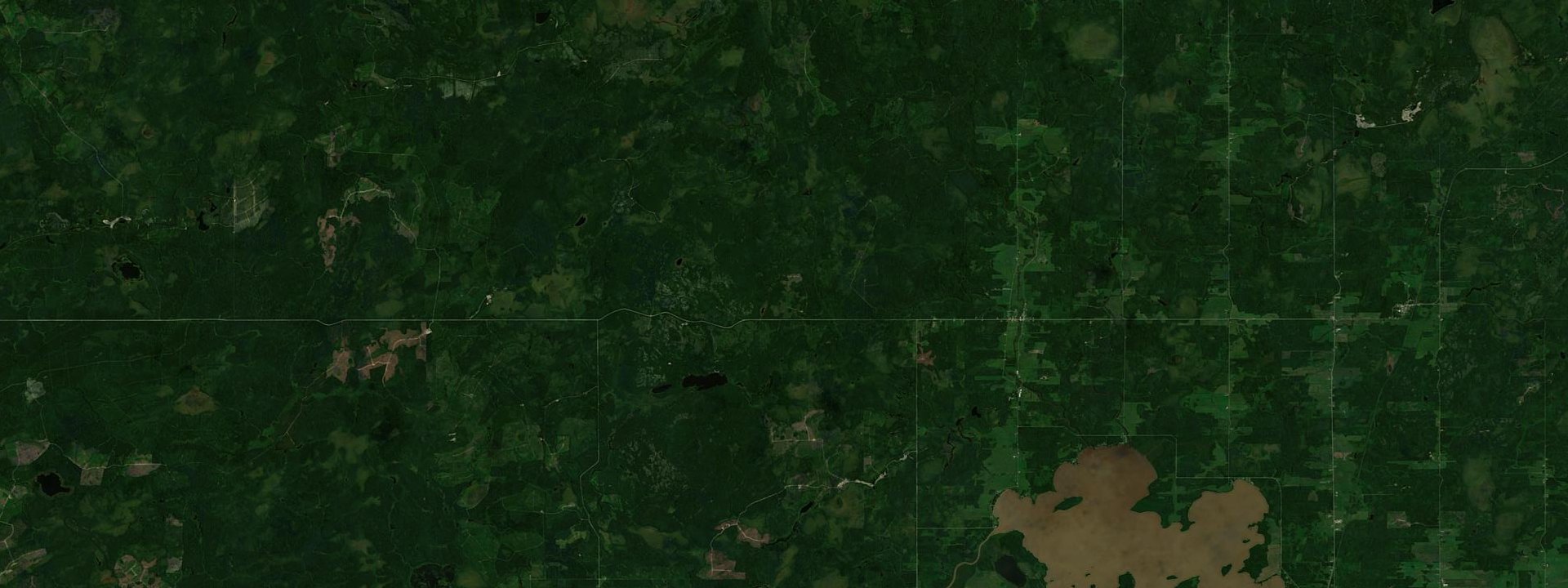 Vue satellite de Authier-Nord