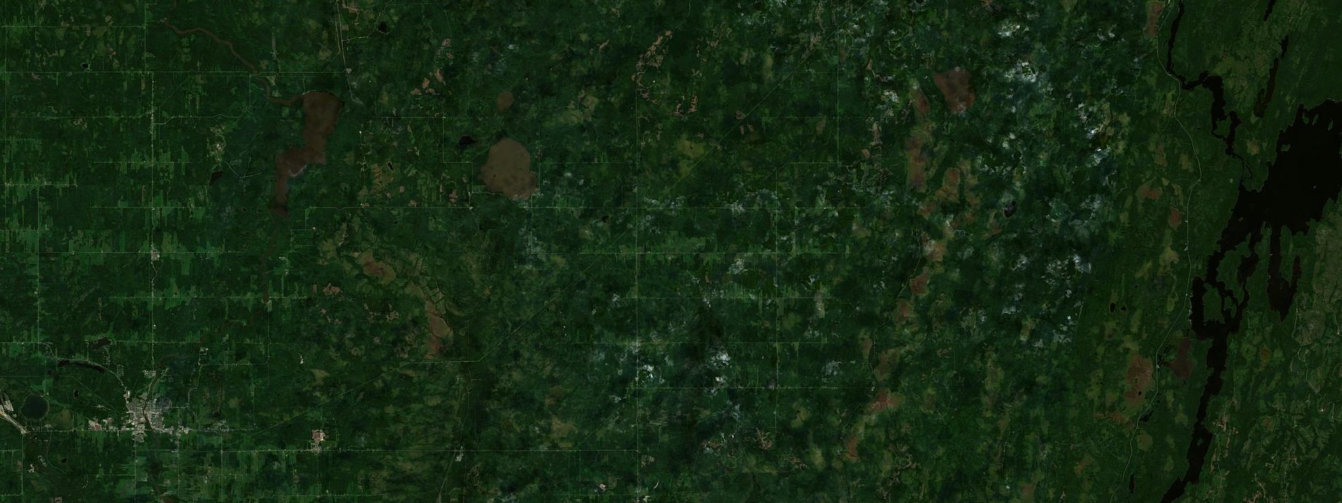 Vue satellite de La Morandière-Rochebaucourt