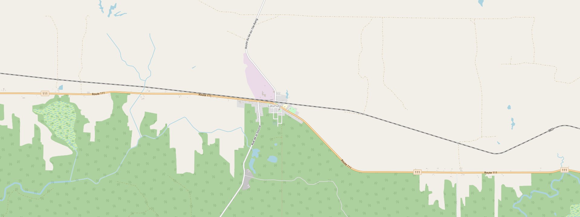 Plan des rues de Launay