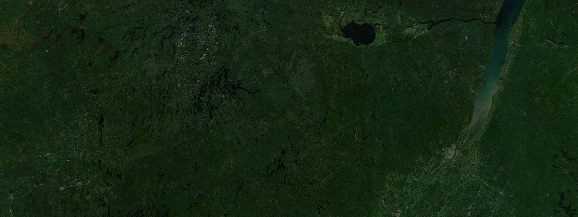 Vue satellite de La Tuque
