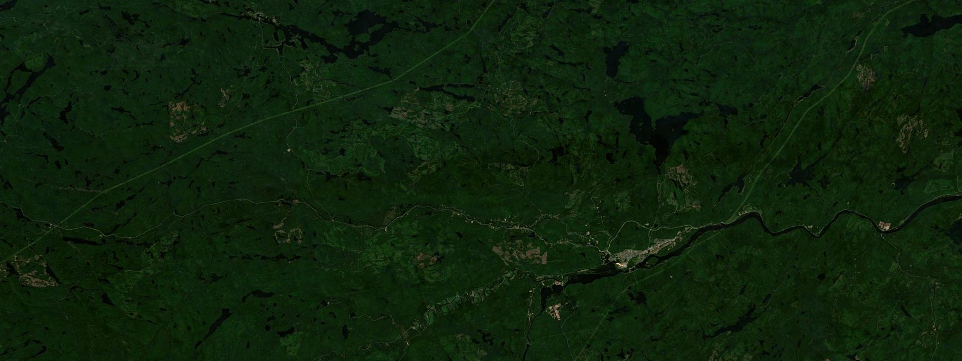 Vue satellite de La Bostonnais