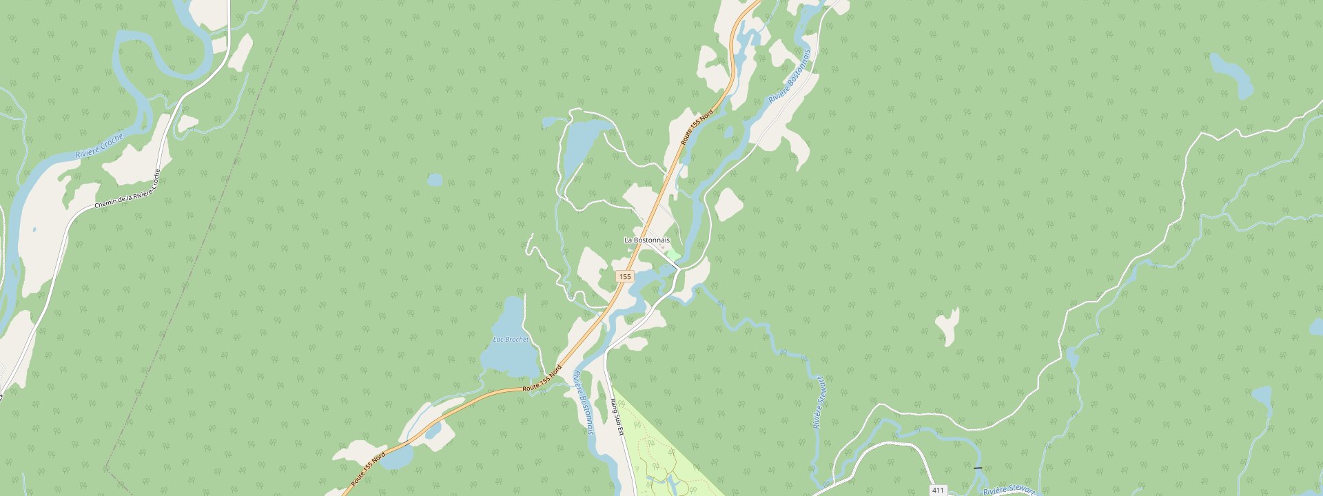 Plan des rues de La Bostonnais