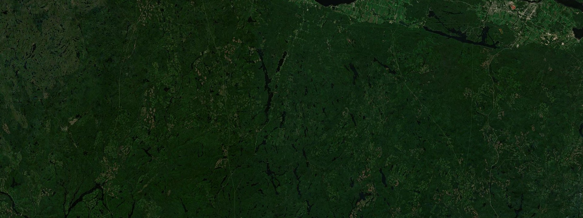 Vue satellite de Lac-Bouchette