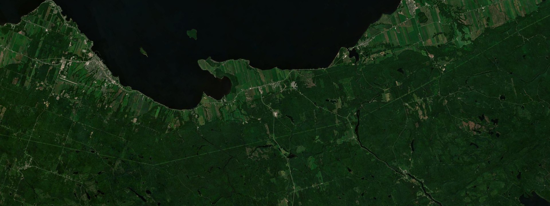 Vue satellite de Chambord
