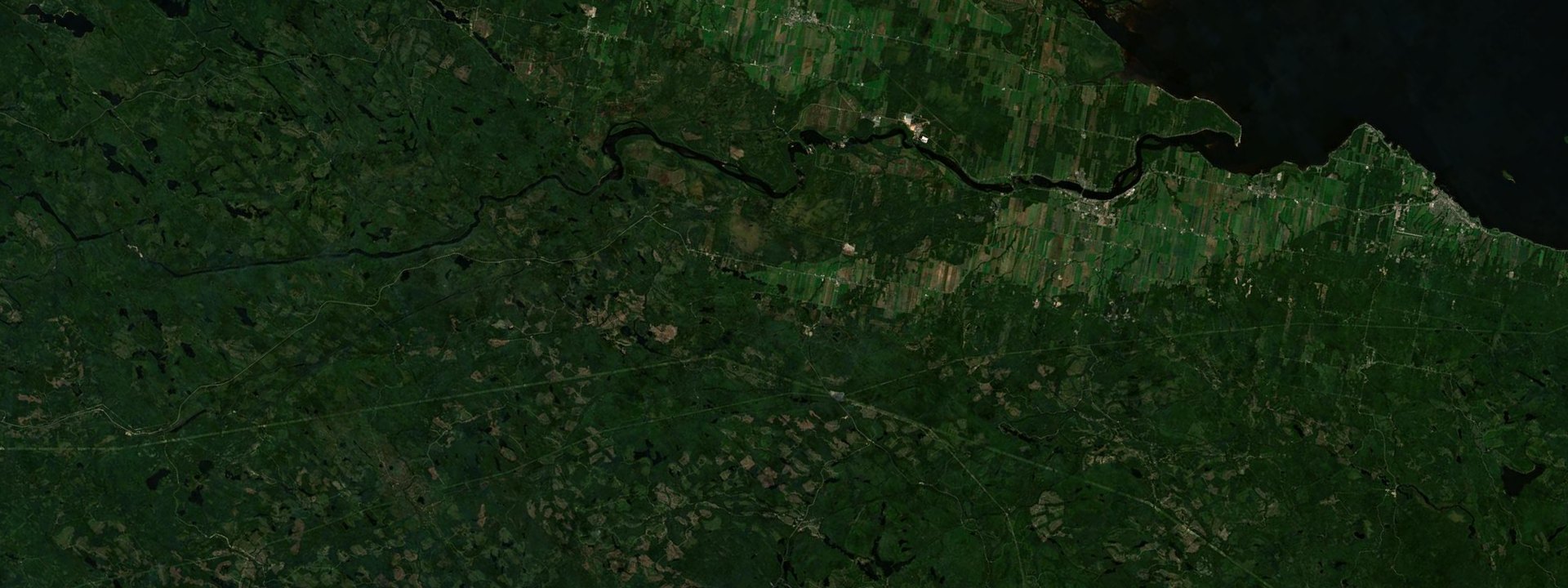 Vue satellite de La Doré
