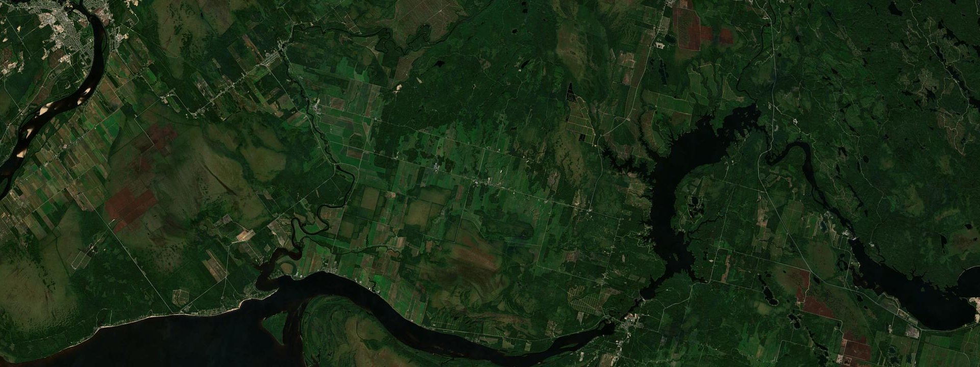 Vue satellite de Saint-Augustin