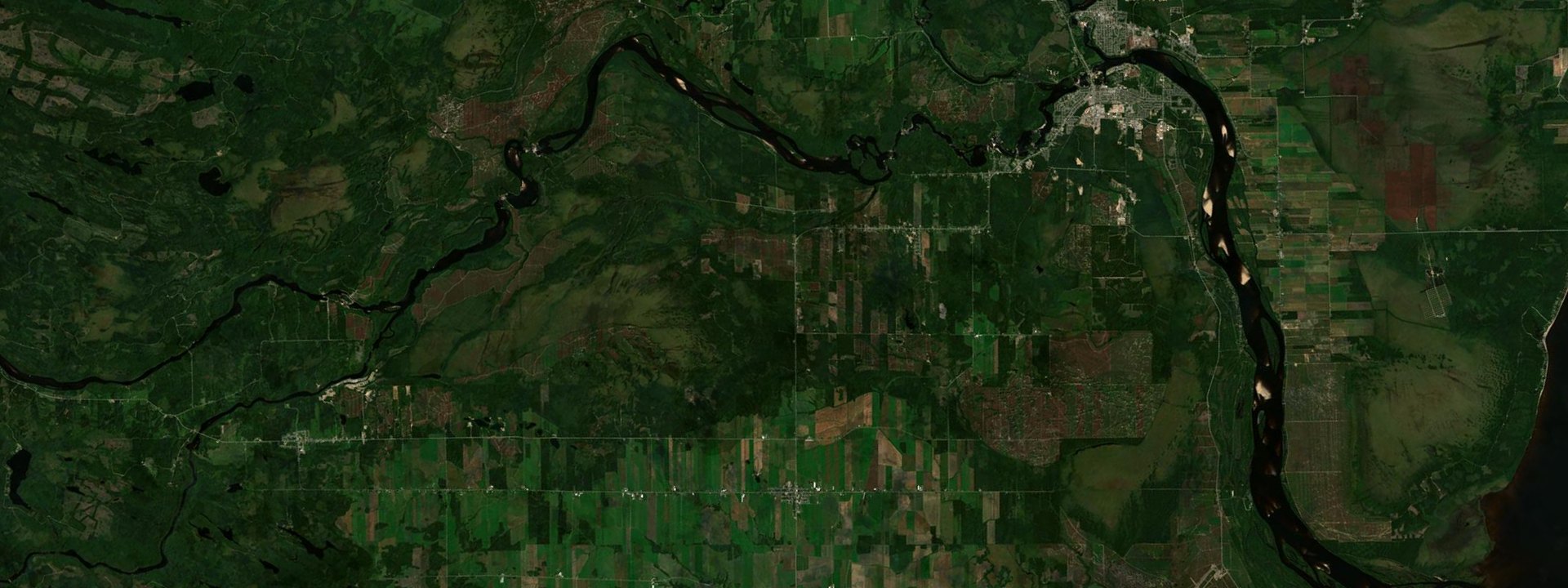 Vue satellite de Albanel