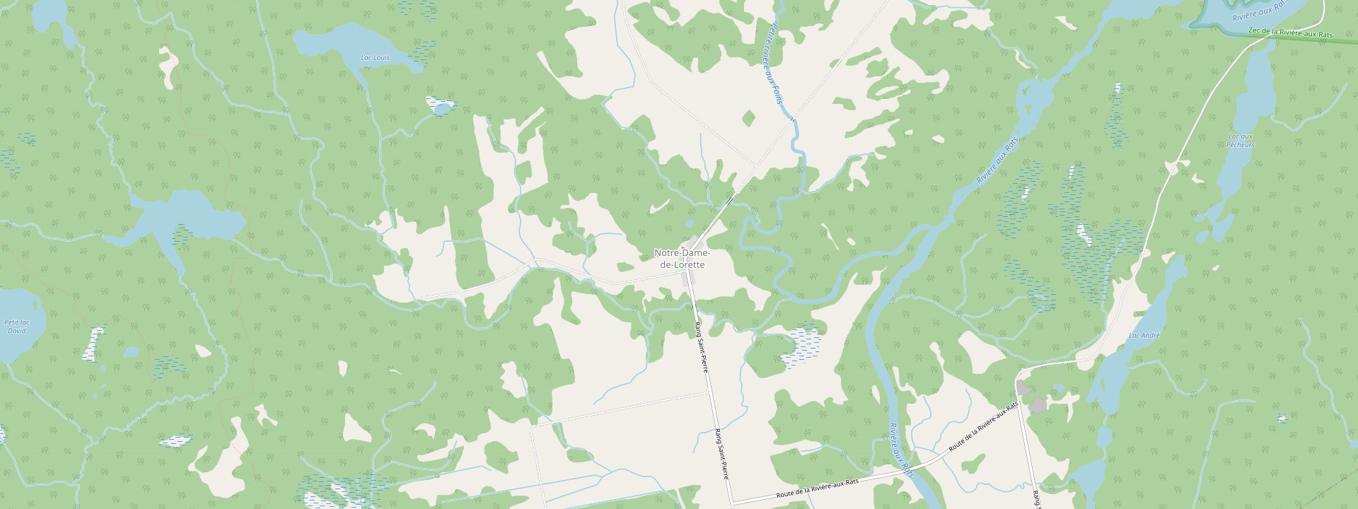 Plan des rues de Notre-Dame-de-Lorette
