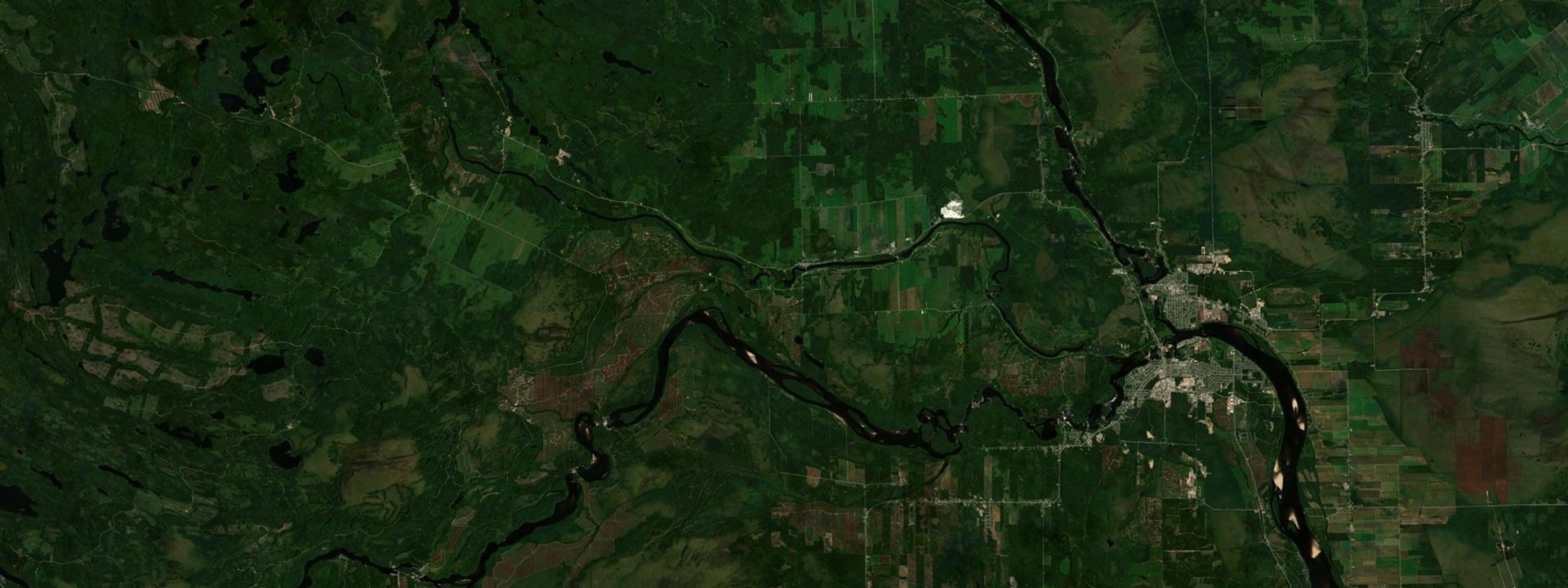 Vue satellite de Saint-Eugène-d'Argentenay