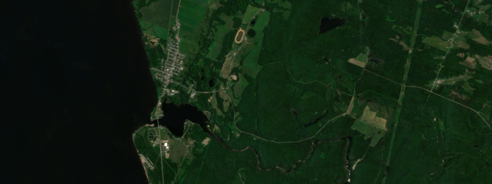 Vue satellite de Desbiens