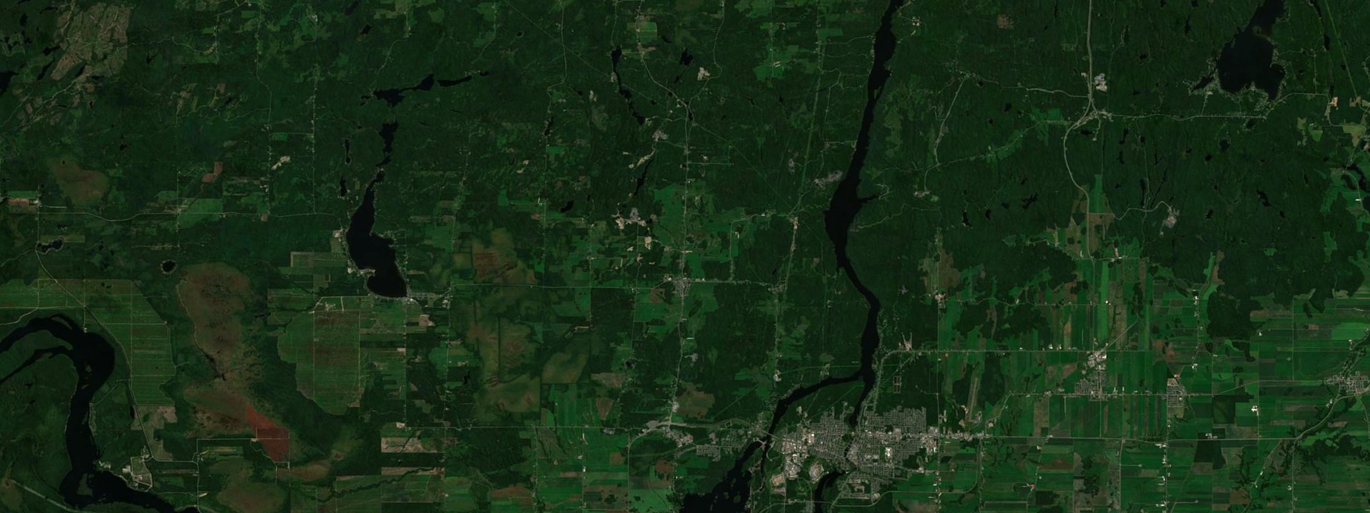 Vue satellite de Saint-Nazaire