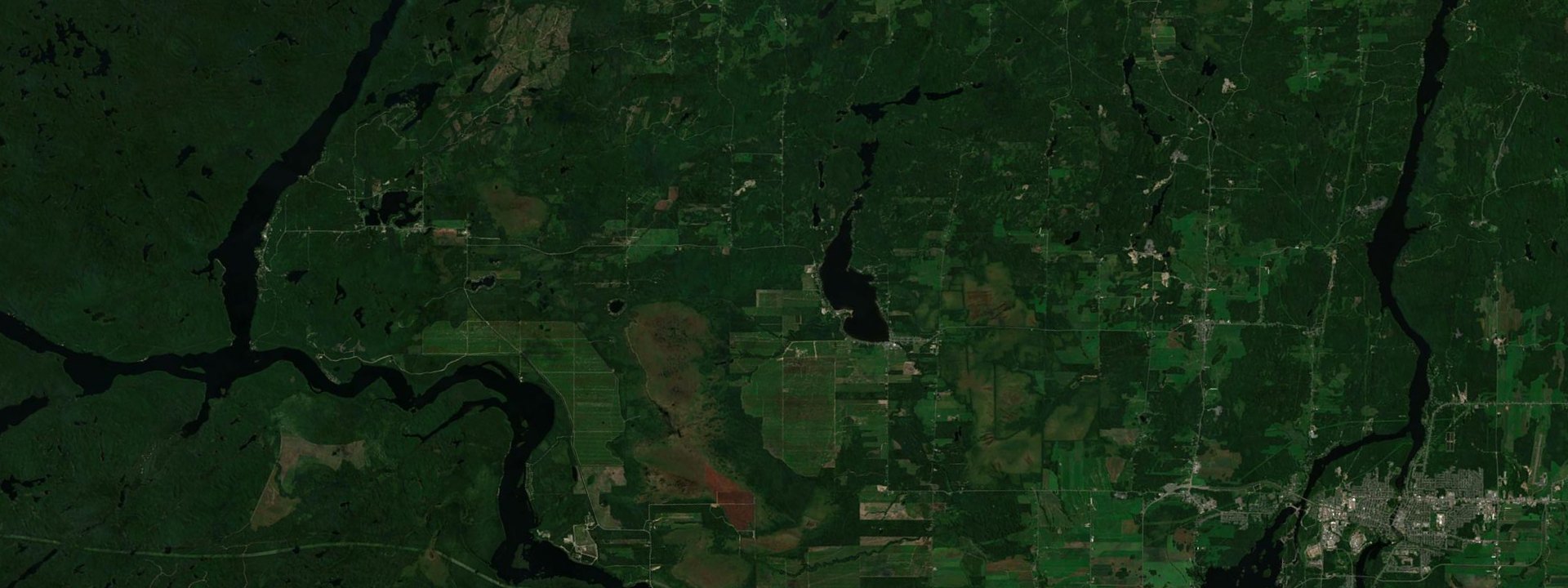 Vue satellite de Labrecque