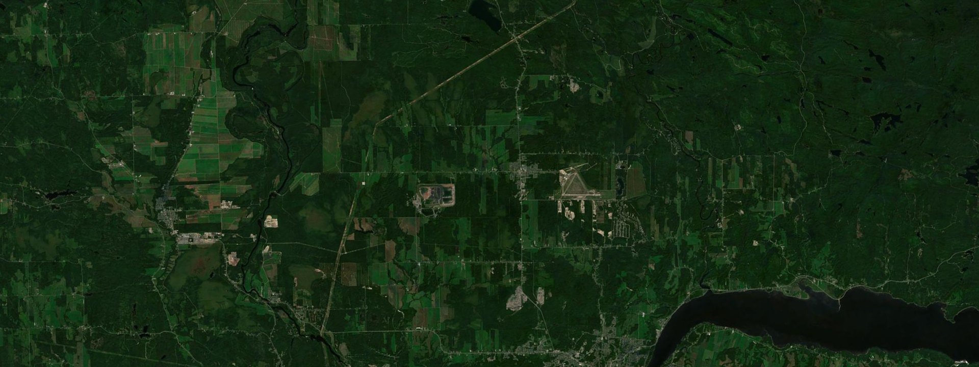 Vue satellite de Saint-Honoré