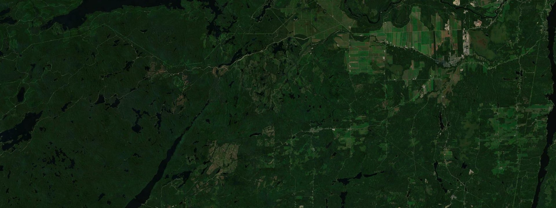 Vue satellite de Bégin