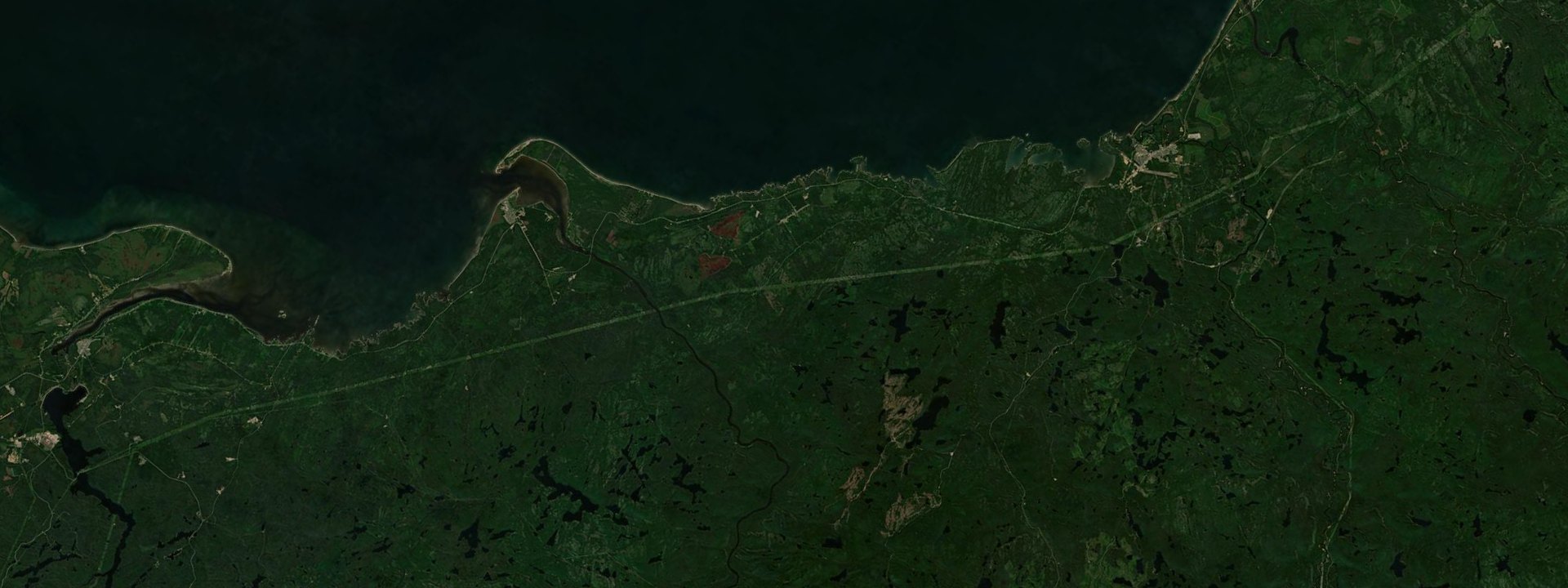 Vue satellite de Colombier