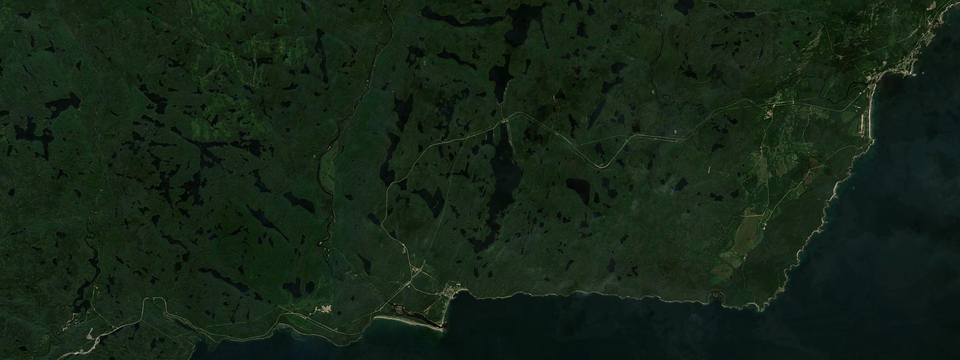 Vue satellite de Godbout