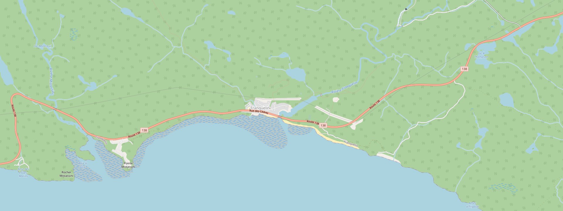 Plan des rues de Franquelin