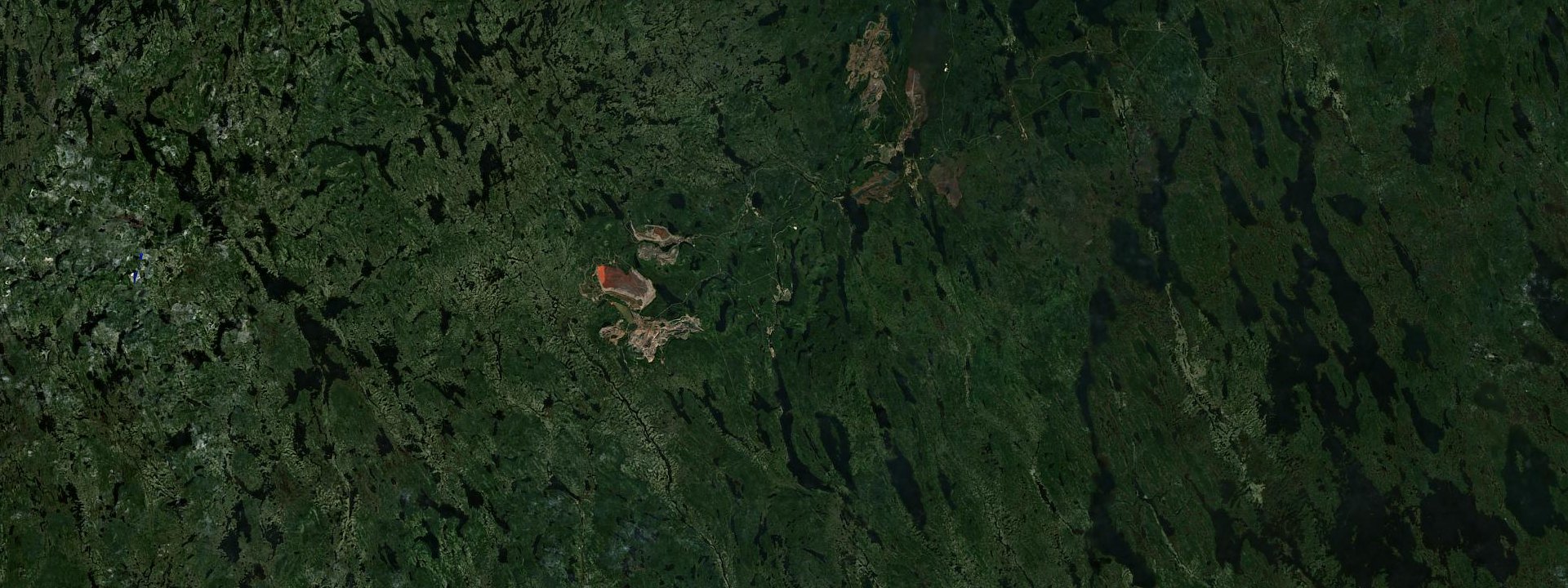 Vue satellite de Fermont