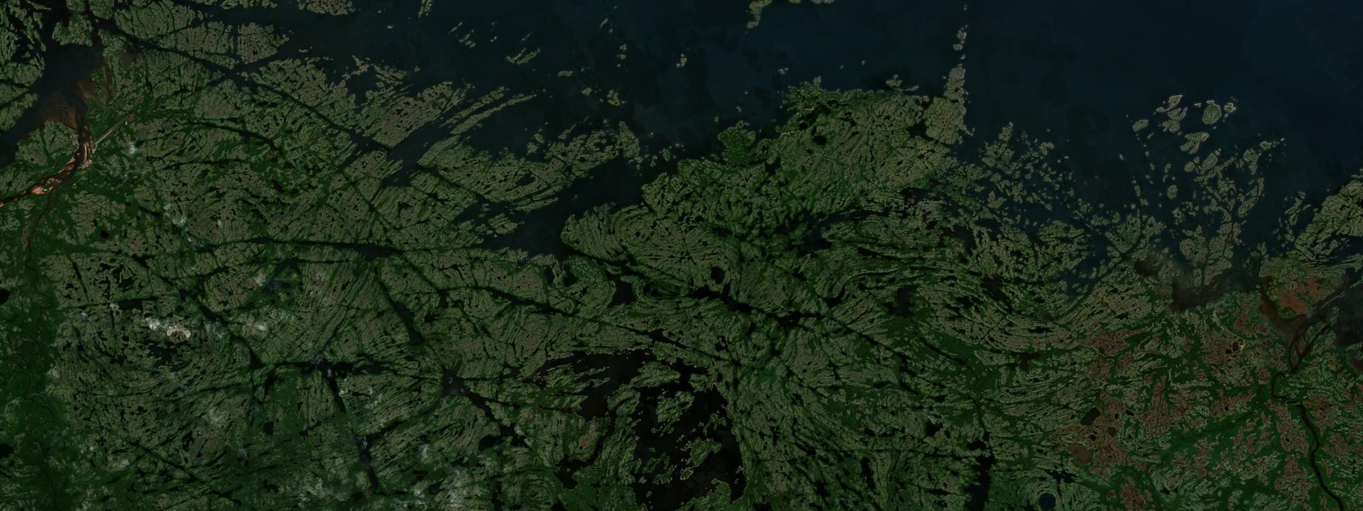 Vue satellite de Gros-Mécatina