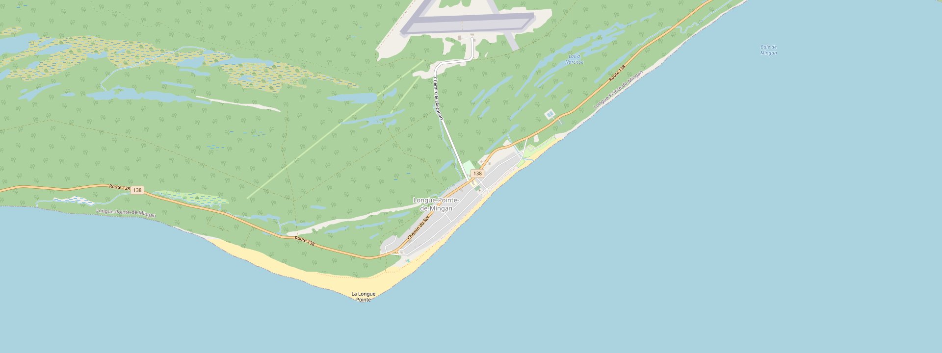 Plan des rues de Longue-Pointe-de-Mingan
