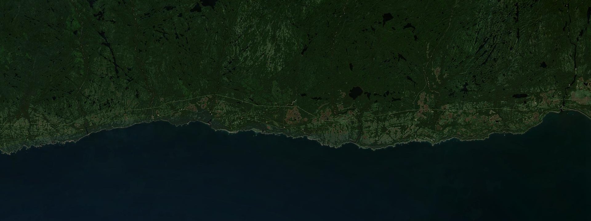 Vue satellite de Rivière-au-Tonnerre