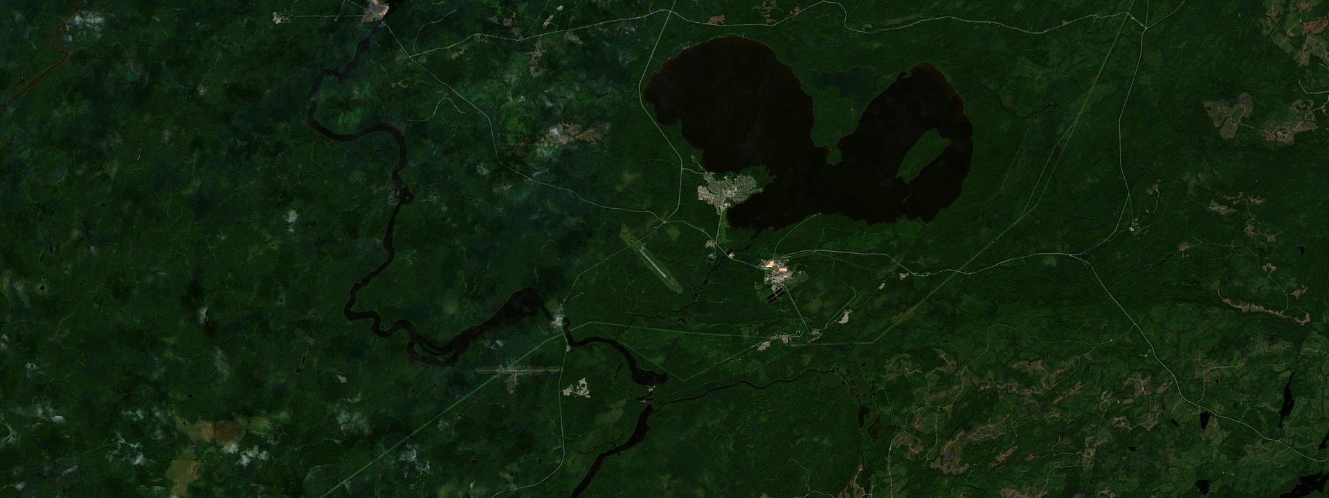 Vue satellite de Lebel-sur-Quévillon