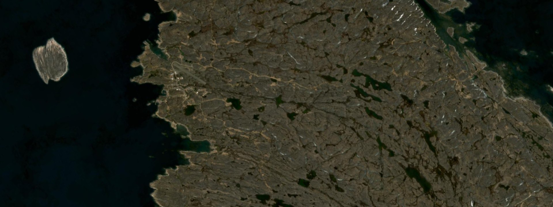 Vue satellite de Quaqtaq